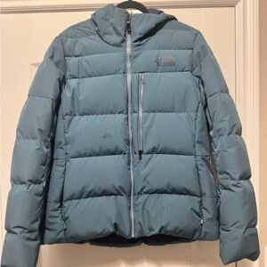 The North Face Women's Teal Ski Snowboard Puffer Jacket Size Medium